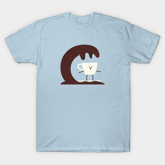 Morning Wave T-Shirt by HandsOffMyDinosaur